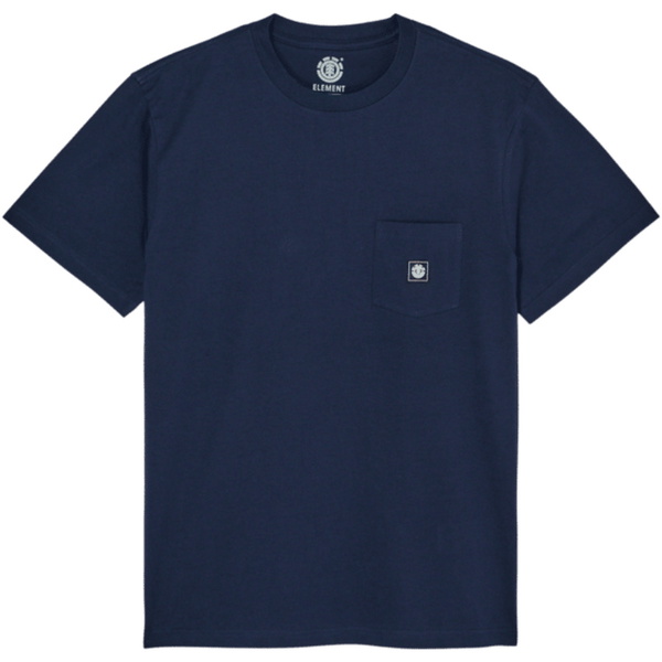 2026 Element Mens Icon Label Pocket T-Shirt ELYKT00198 - Eclipse Navy